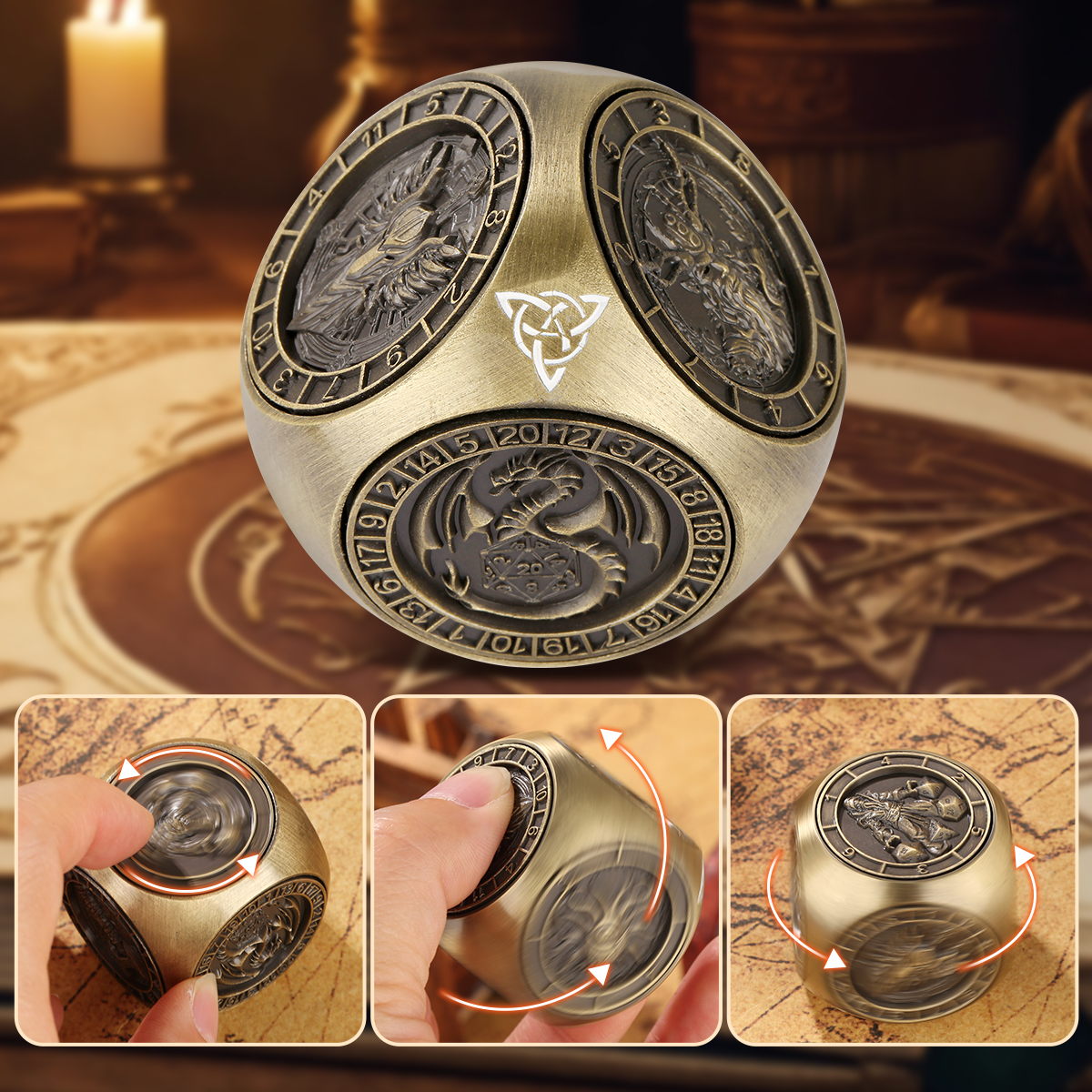 RollQuest DND Dice Wheel Gift Set - Image 4