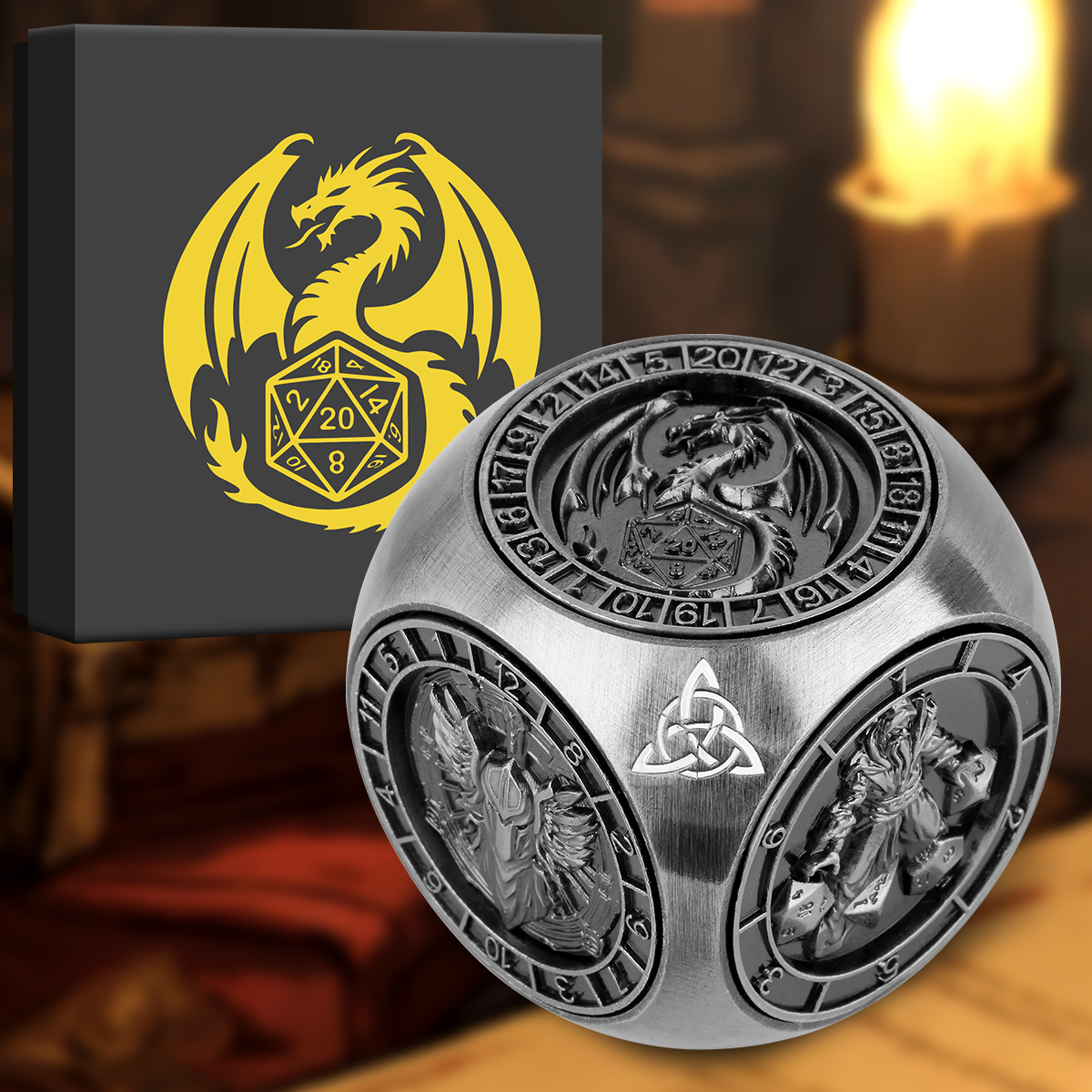 RollQuest DND Dice Wheel Gift Set