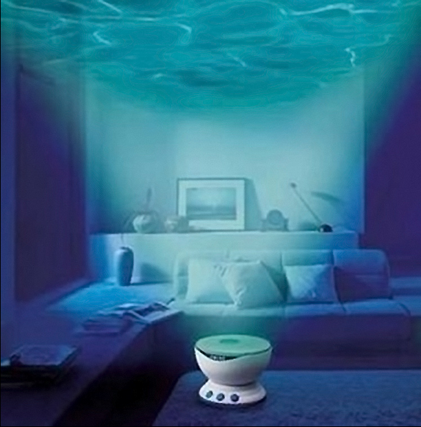 OceanWave LED Water Ripple Projection Lamp - Image 2