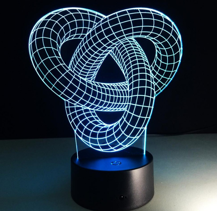 Knot 2 - 3D Optical Illusion LED Lamp Hologram - Image 2