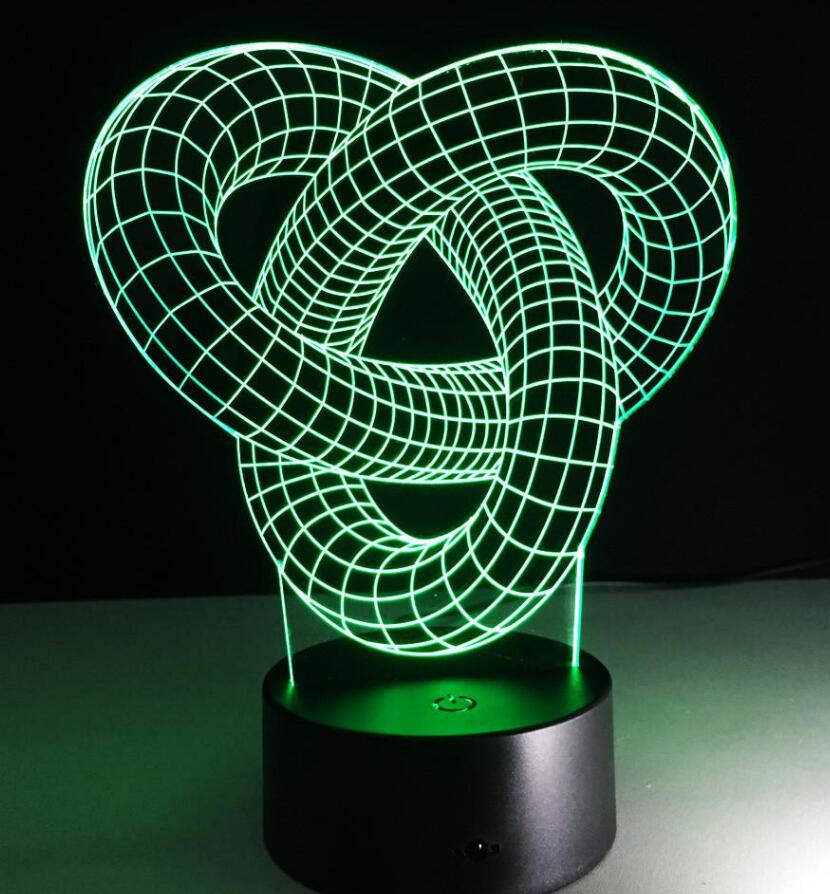 Knot 2 - 3D Optical Illusion LED Lamp Hologram - Image 3