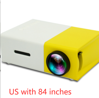 Portable Projector 3D Hd Led Home Theater Cinema HDMI-compatible Usb Audio Projector Yg300 Mini Projector - Image 3