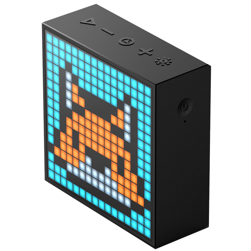 Bluetooth Portable Speaker with Clock Alarm Programmable LED Display for Pixel Art Creation Unique Gift - Image 4