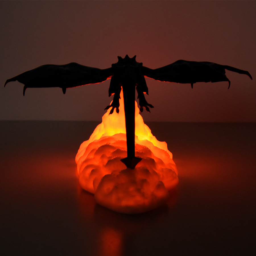 LED Rechargeable Table Lamp Gift Magic Dragon - Image 2